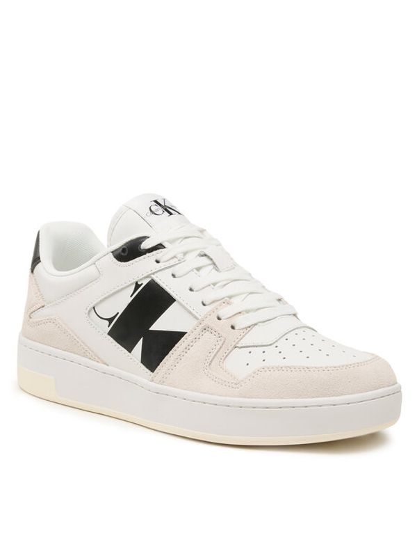 Calvin Klein Jeans Calvin Klein Jeans Сникърси Basket Cupsole Low Lace Mod Vint YM0YM00709 Бял