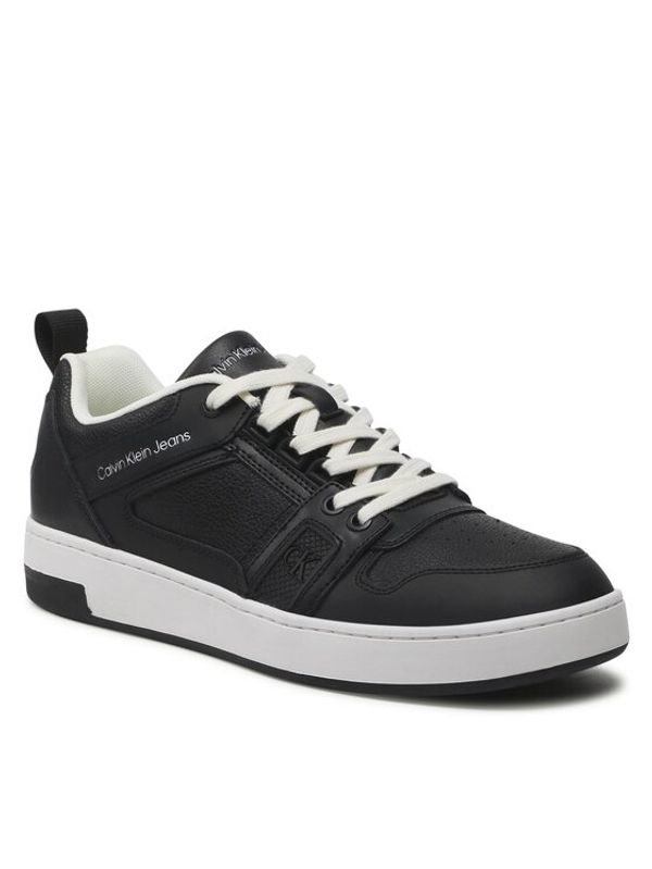 Calvin Klein Jeans Calvin Klein Jeans Сникърси Basket Cupsole R Lth-Tpu Insert YM0YM00575 Черен