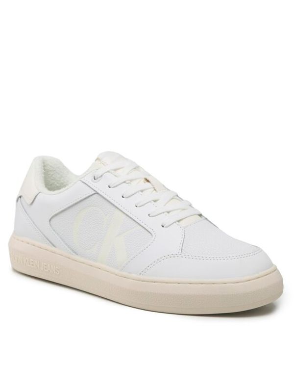 Calvin Klein Jeans Calvin Klein Jeans Сникърси Casual Cupsole Lth-Pu Mono YM0YM00573 Бял