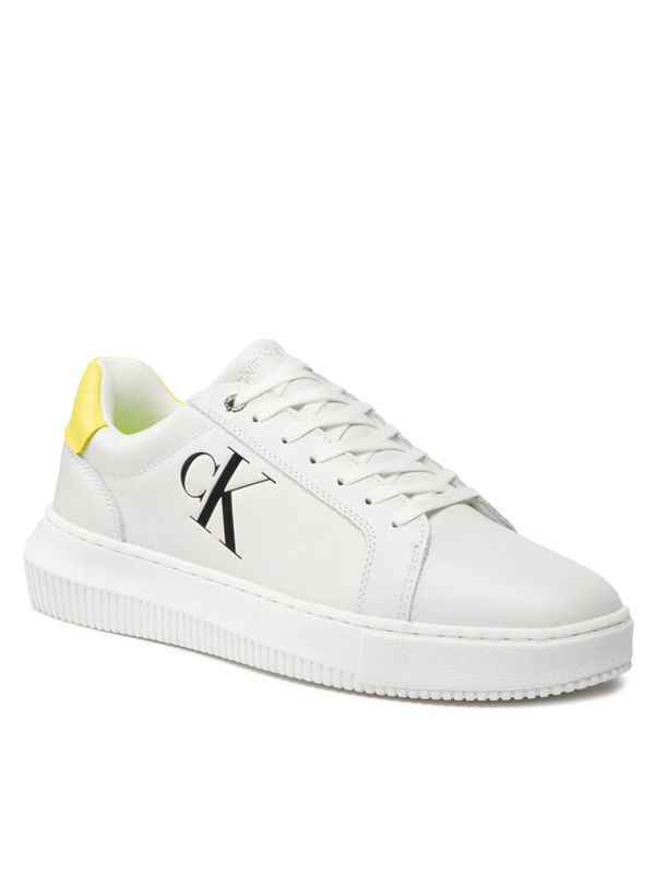 Calvin Klein Jeans Calvin Klein Jeans Сникърси Chunky Cupsole Laceup Low Lth YM0YM00427 Бял