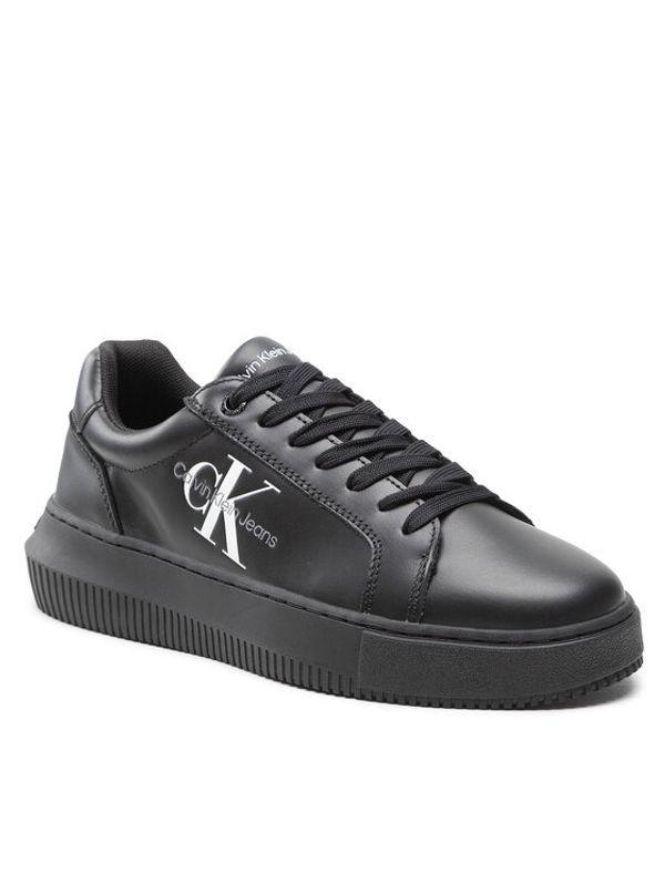 Calvin Klein Jeans Calvin Klein Jeans Сникърси Chunky Cupsole Laceup Mon Lth Wn YW0YW00823 Черен