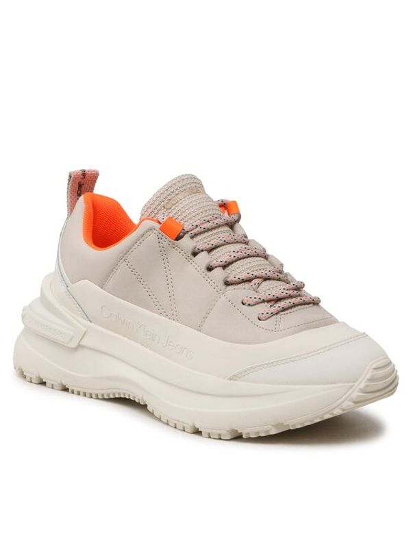 Calvin Klein Jeans Calvin Klein Jeans Сникърси Chunky Runner Laceup Hiking Wn YW0YW01048 Бежов