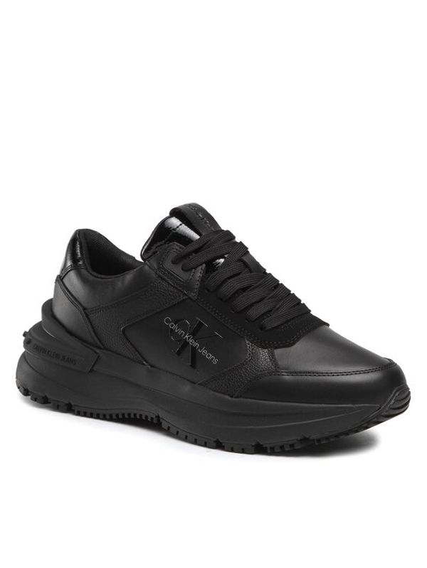 Calvin Klein Jeans Calvin Klein Jeans Сникърси Chunky Runner Lth-Pu Mono YM0YM00679 Черен