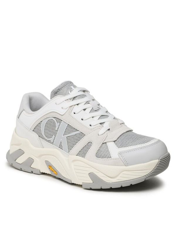 Calvin Klein Jeans Calvin Klein Jeans Сникърси Chunky Runner Vibram Lth Mix YM0YM00719 Сив
