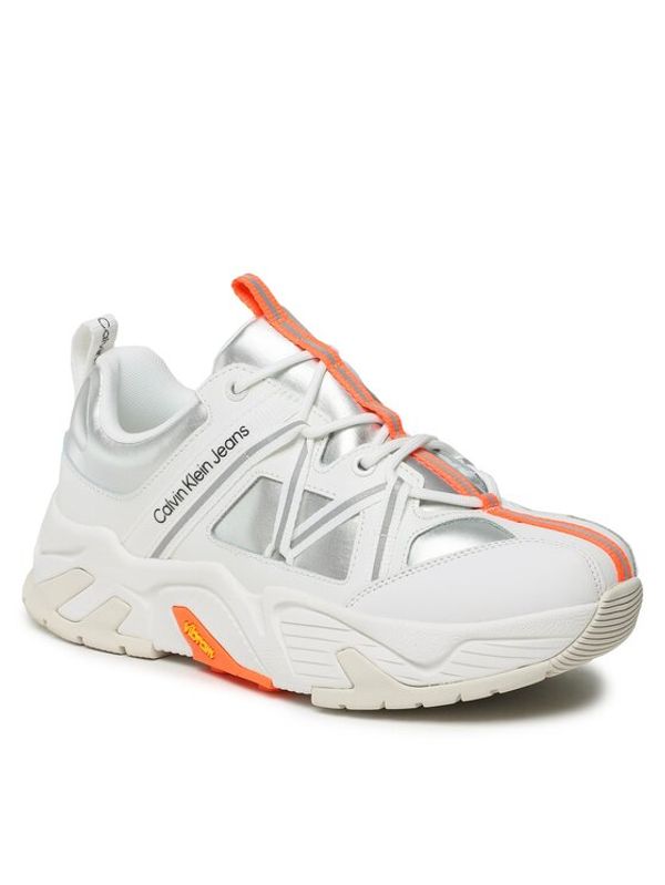 Calvin Klein Jeans Calvin Klein Jeans Сникърси Chunky Runner Vibram Refl YM0YM00717 Бял