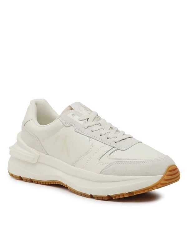 Calvin Klein Jeans Calvin Klein Jeans Сникърси Chunky Runner Vintage Tongue YM0YM00633 Бял