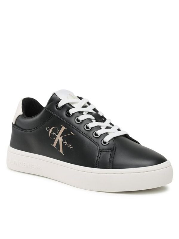 Calvin Klein Jeans Calvin Klein Jeans Сникърси Classic Cupsole Fluo Contrast Wn YW0YW00912 Черен