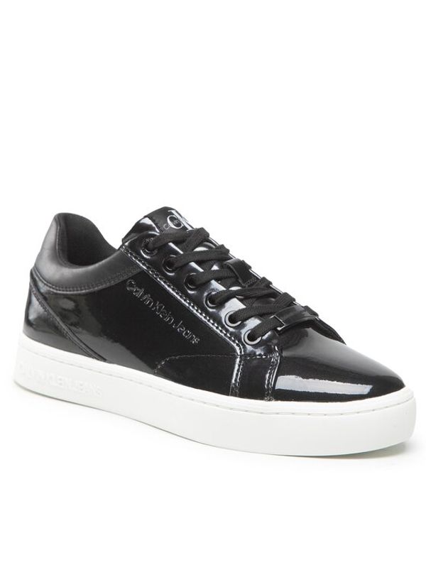 Calvin Klein Jeans Calvin Klein Jeans Сникърси Classic Cupsole Glossy Patent YW0YW00875 Черен