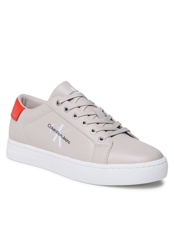 Calvin Klein Jeans Calvin Klein Jeans Сникърси Classic Cupsole Laceup Low Lth YM0YM00491 Бежов