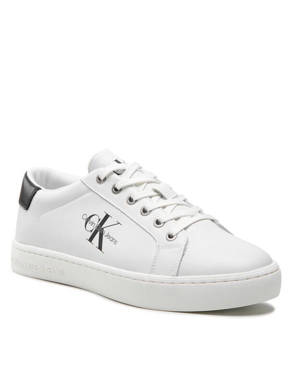 Calvin Klein Jeans Calvin Klein Jeans Сникърси Classic Cupsole Laceup Low Lth YM0YM00491 Бял