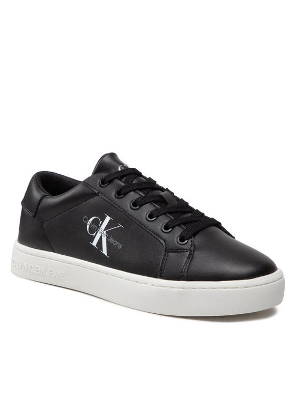 Calvin Klein Jeans Calvin Klein Jeans Сникърси Classic Cupsole Laceup Low Lth YM0YM00491 Черен