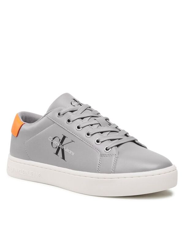 Calvin Klein Jeans Calvin Klein Jeans Сникърси Classic Cupsole Laceup Low Lth YM0YM00491 Сив