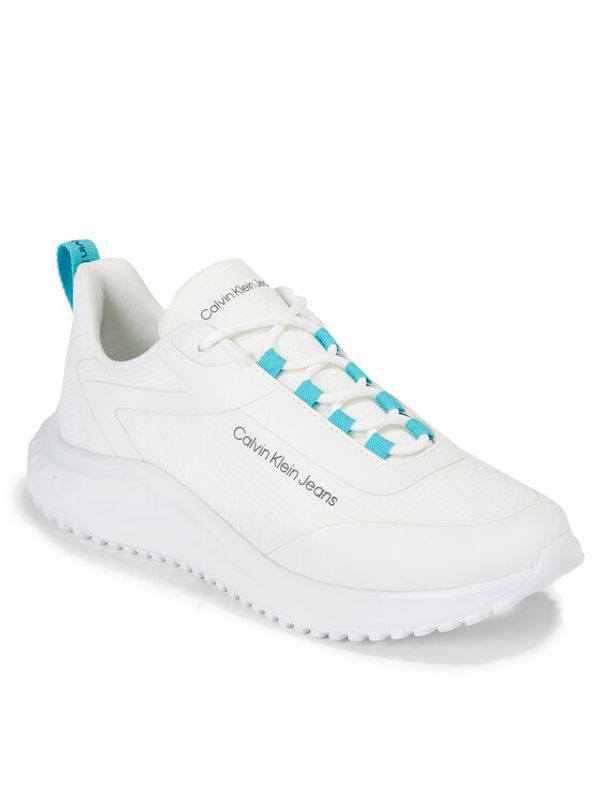 Calvin Klein Jeans Calvin Klein Jeans Сникърси Eva Runner Laceup Mesh YM0YM00811 Бял