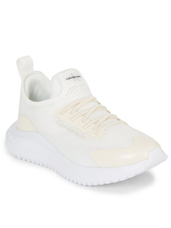 Calvin Klein Jeans Calvin Klein Jeans Сникърси Eva Runner Sock Laceup YW0YW01135 Бял