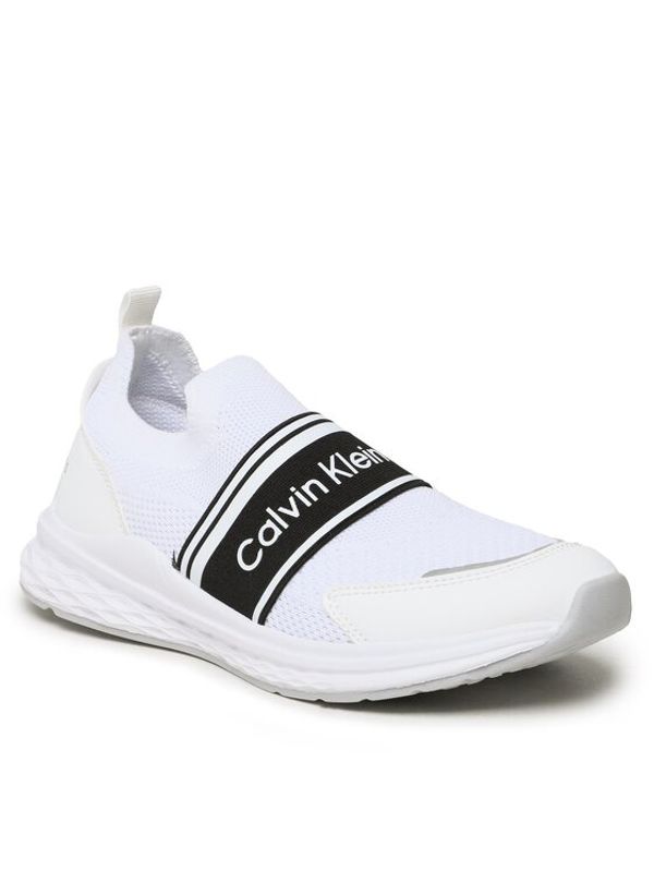 Calvin Klein Jeans Calvin Klein Jeans Сникърси Low Cut Easy-On Sneaker V3B9-80594-0308 S Бял