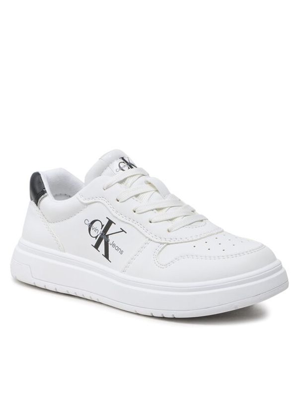Calvin Klein Jeans Calvin Klein Jeans Сникърси Low Cut Lace-Up Sneaker V3X9-80553-1355 M Бял