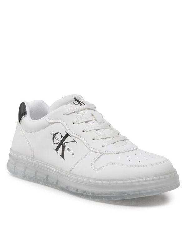 Calvin Klein Jeans Calvin Klein Jeans Сникърси Low Cut Lace-Up Sneaker V3X9-80554-1355 S Бял