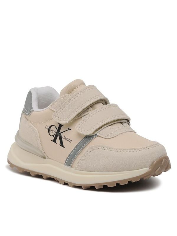 Calvin Klein Jeans Calvin Klein Jeans Сникърси Low Cut Valcero Sneaker V1B9-80574-1587 M Бежов