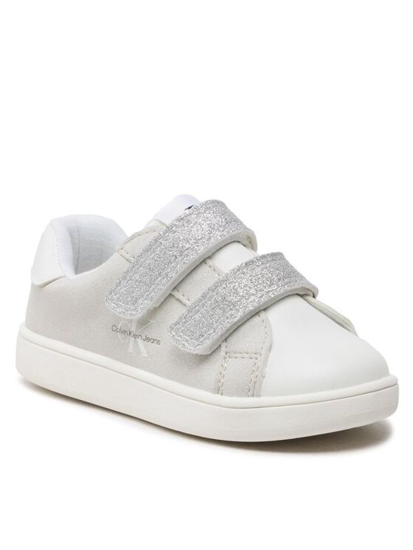 Calvin Klein Jeans Calvin Klein Jeans Сникърси Low Cut Velcro Sneaker V1A9-80468-1459 S Сребрист