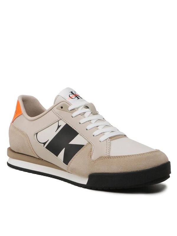 Calvin Klein Jeans Calvin Klein Jeans Сникърси Low Profile Runner Mix YM0YM00695 Бежов