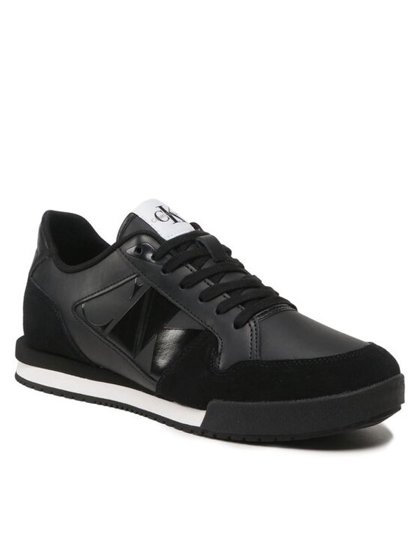 Calvin Klein Jeans Calvin Klein Jeans Сникърси Low Profile Runner Mod Vint YM0YM00695 Черен