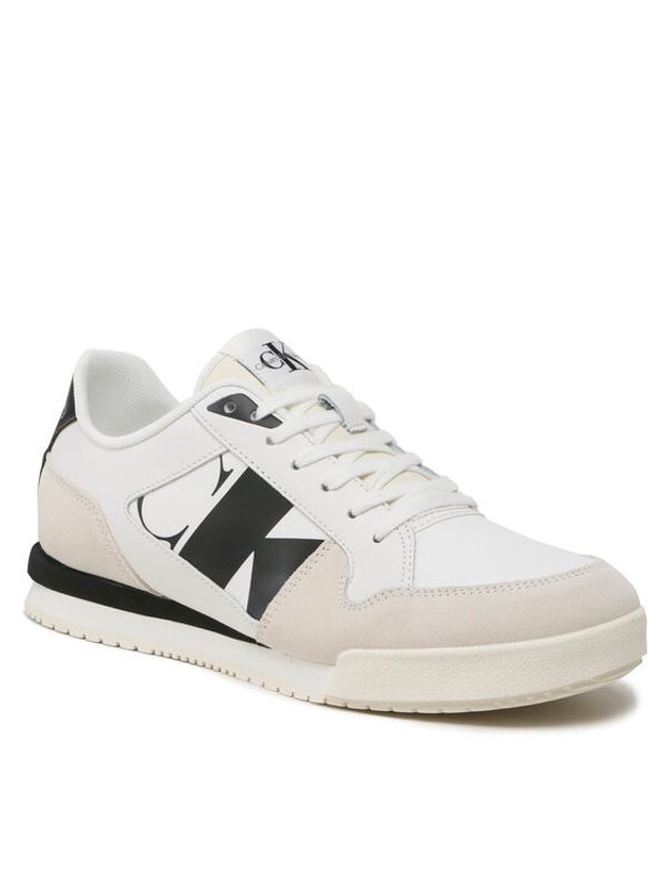 Calvin Klein Jeans Calvin Klein Jeans Сникърси Low Profile Runner Mod Vint YM0YM00695 Екрю