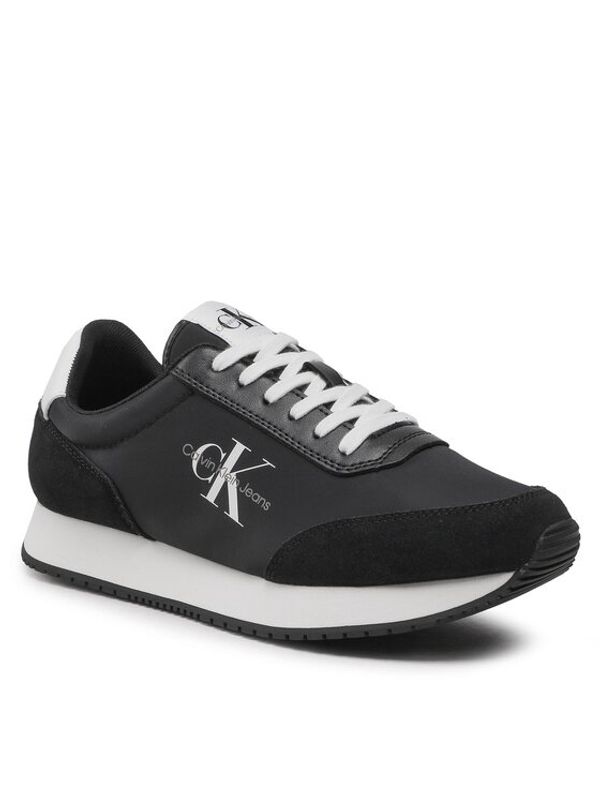 Calvin Klein Jeans Calvin Klein Jeans Сникърси Retro Runner Su/Ny Mono YM0YM00683 Черен