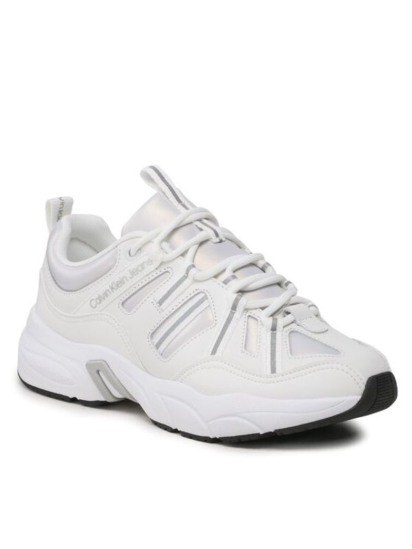 Calvin Klein Jeans Calvin Klein Jeans Сникърси Retro tennis Laceup YW0YW01044 Бял