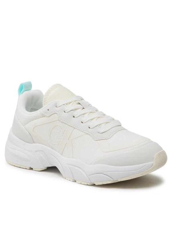 Calvin Klein Jeans Calvin Klein Jeans Сникърси Retro Tennis Over Mesh Wn YW0YW00946 Бял