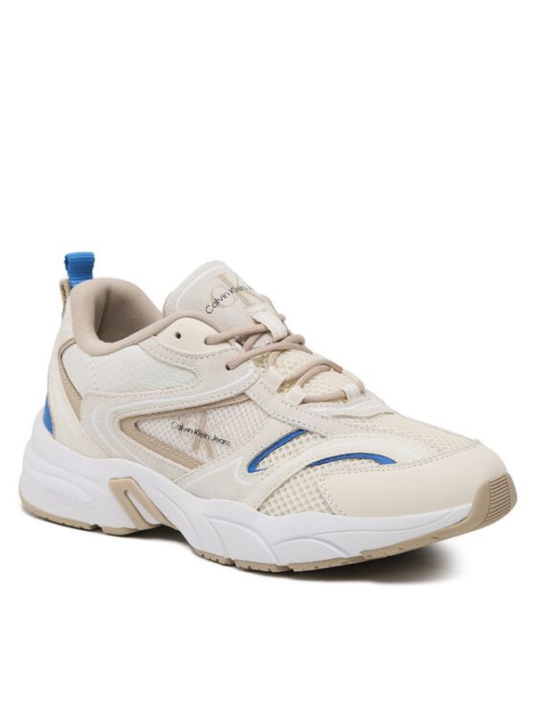 Calvin Klein Jeans Calvin Klein Jeans Сникърси Retro Tennis Oversized Mesh YM0YM00636 Бежов