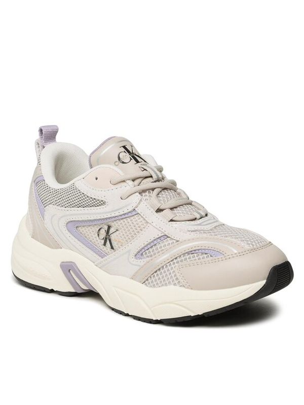 Calvin Klein Jeans Calvin Klein Jeans Сникърси Retro Tennis Su-Mesh wN YW0YW00891 Бежов