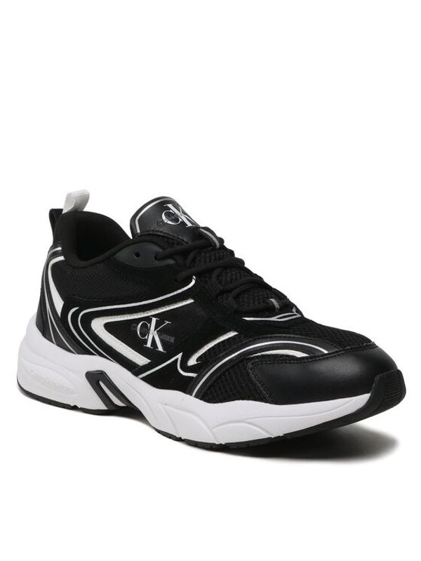 Calvin Klein Jeans Calvin Klein Jeans Сникърси Retro Tennis Su-Mesh YM0YM00589 Черен