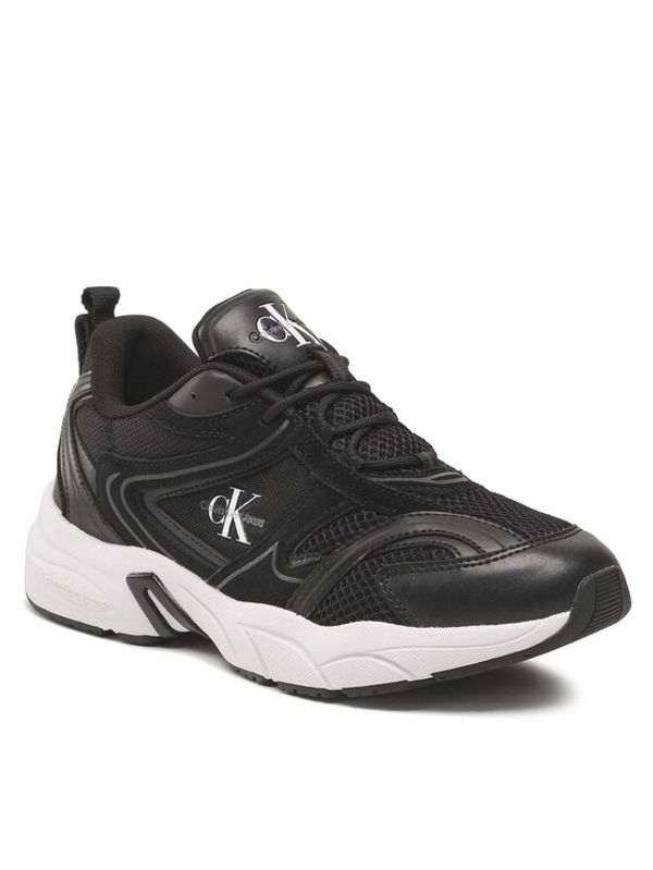 Calvin Klein Jeans Calvin Klein Jeans Сникърси Retro Tennis Su-Mesh YM0YM00589 Черен