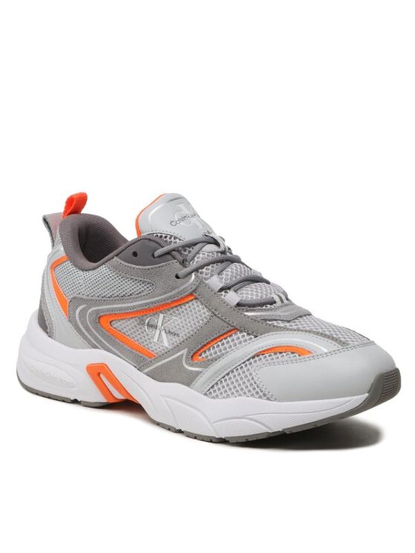 Calvin Klein Jeans Calvin Klein Jeans Сникърси Retro Tennis Su-Mesh YM0YM00589 Сив