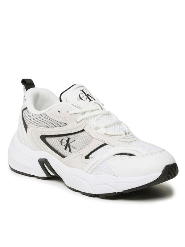Calvin Klein Jeans Calvin Klein Jeans Сникърси Retro Tennis Su-Mesh YW0YW00891 Бял