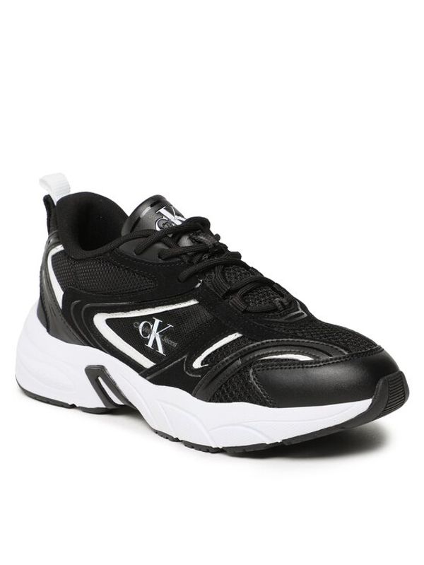Calvin Klein Jeans Calvin Klein Jeans Сникърси Retro TTennis Su-Mesh Wn YW0YW00891 Черен
