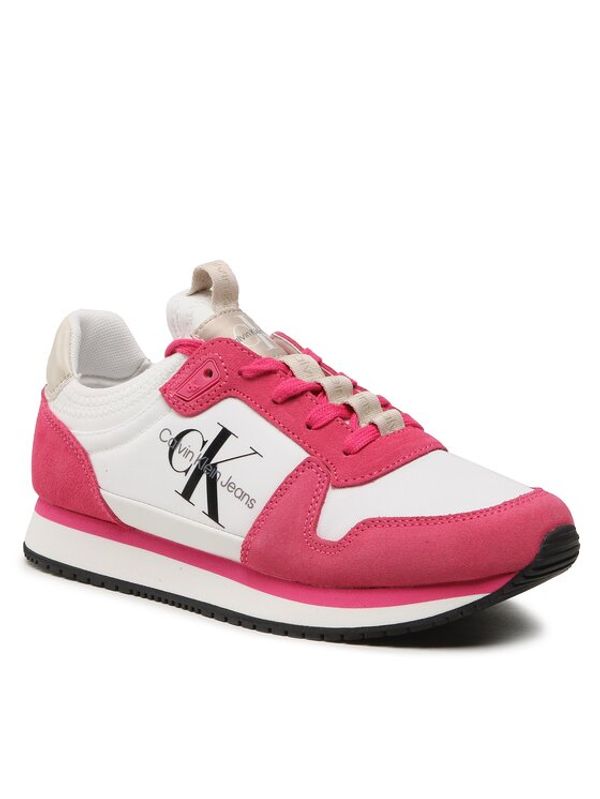 Calvin Klein Jeans Calvin Klein Jeans Сникърси Runner Sock Laceup Ny YW0YW00840 Розов