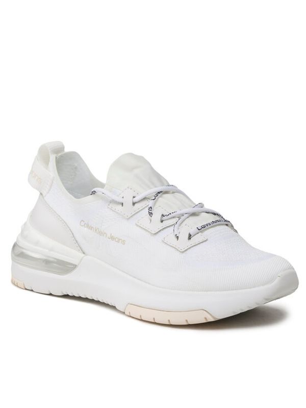 Calvin Klein Jeans Calvin Klein Jeans Сникърси Sporty Run Comfair Fluo Contr Wn YW0YW00938 Бял