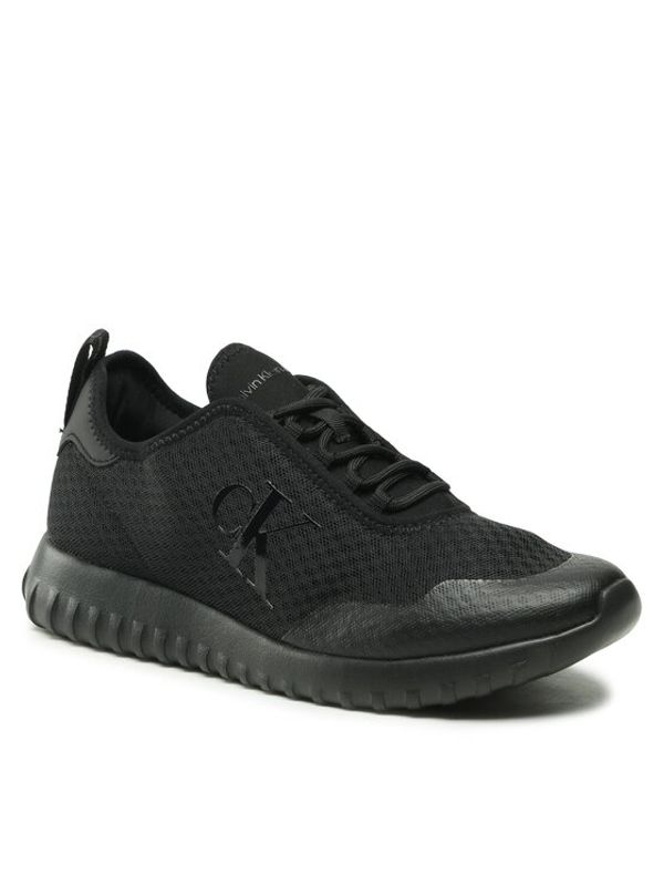 Calvin Klein Jeans Calvin Klein Jeans Сникърси Sporty Runner Eva Slipon Mesh YM0YM00627 Черен