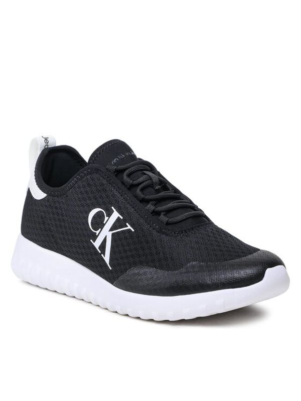 Calvin Klein Jeans Calvin Klein Jeans Сникърси Sporty Runner Eva Slipon Mesh YM0YM00627 Черен