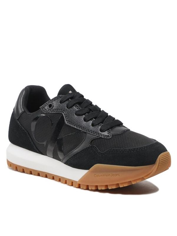 Calvin Klein Jeans Calvin Klein Jeans Сникърси Toothy Runner Bold Mono W YW0YW00884 Черен