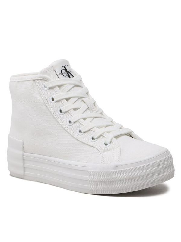Calvin Klein Jeans Calvin Klein Jeans Сникърси Vulc Flatform Bold Essential YW0YW01031 Бял