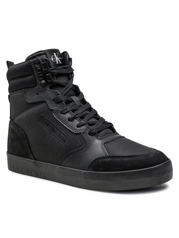 Calvin Klein Jeans Calvin Klein Jeans Сникърси Vulccanized Laceup Mid N-W YM0YM00482 Черен