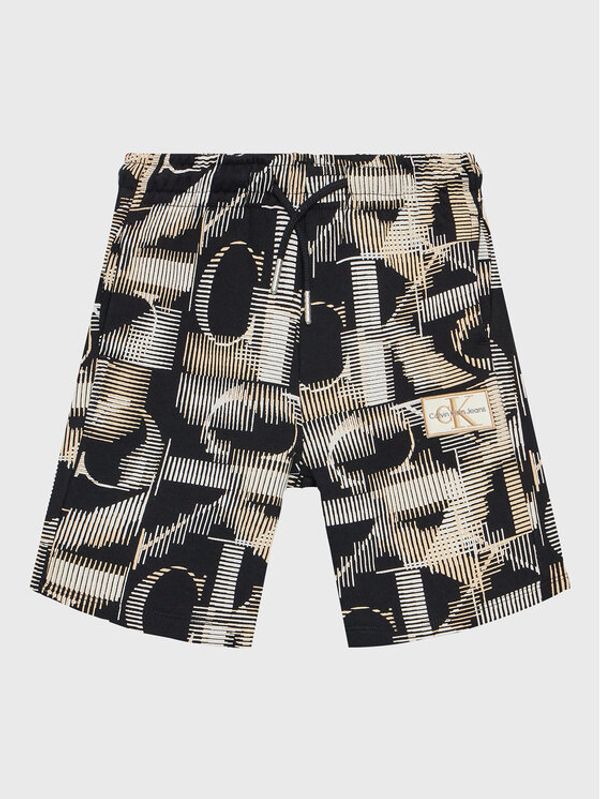 Calvin Klein Jeans Calvin Klein Jeans Спортни шорти IB0IB01578 Черен Regular Fit