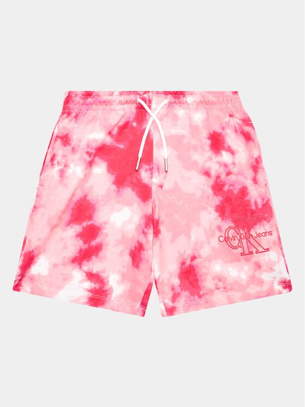 Calvin Klein Jeans Calvin Klein Jeans Спортни шорти IG0IG01980 Розов Regular Fit