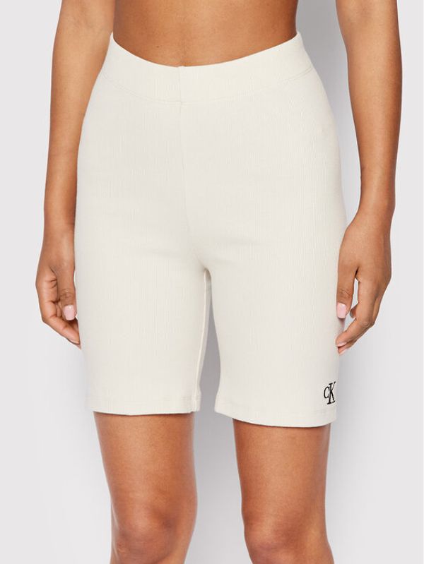 Calvin Klein Jeans Calvin Klein Jeans Спортни шорти J20J218043 Бежов Slim Fit