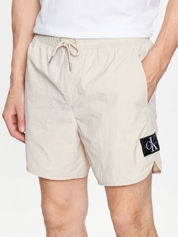 Calvin Klein Jeans Calvin Klein Jeans Спортни шорти J30J322904 Бежов Regular Fit
