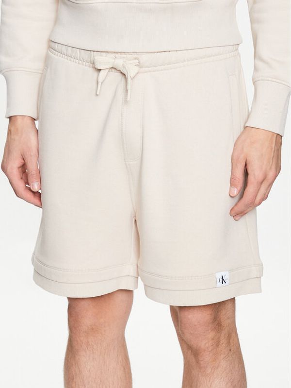 Calvin Klein Jeans Calvin Klein Jeans Спортни шорти J30J323159 Бежов Regular Fit