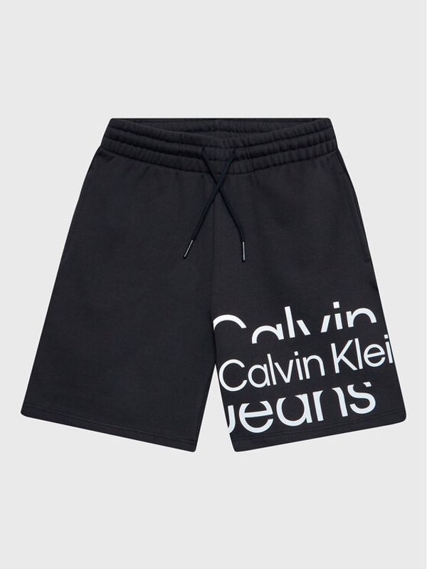 Calvin Klein Jeans Calvin Klein Jeans Спортни шорти Logo IB0IB01607 Черен Regular Fit