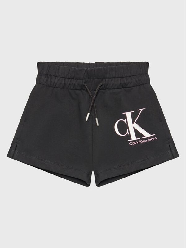 Calvin Klein Jeans Calvin Klein Jeans Спортни шорти Reveal Monogram IG0IG01981 Черен Regular Fit